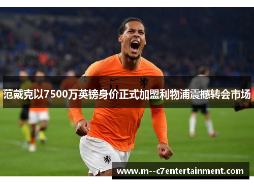 范戴克以7500万英镑身价正式加盟利物浦震撼转会市场